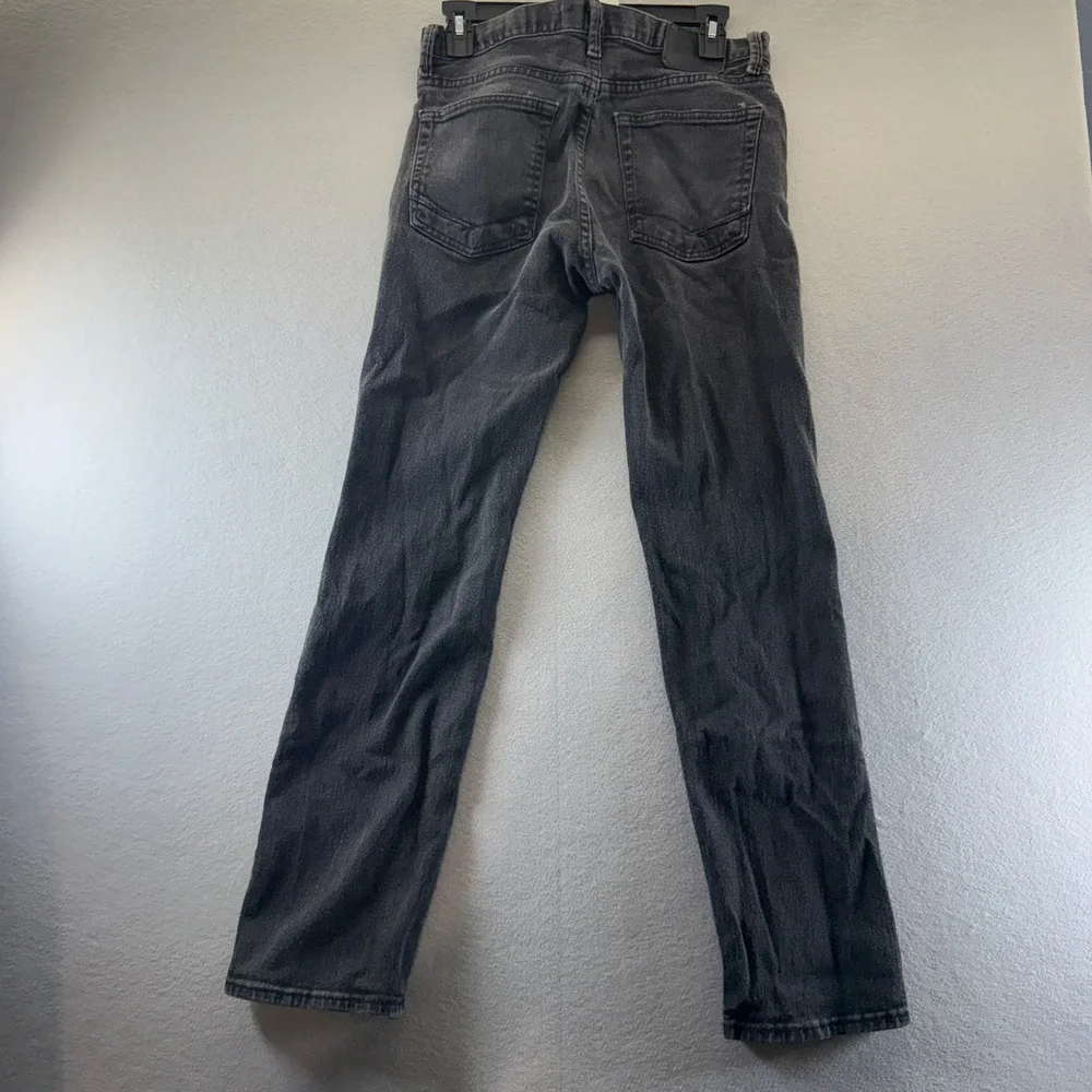 Vans Mens Faded Black Straight Leg Denim Jeans 32x30